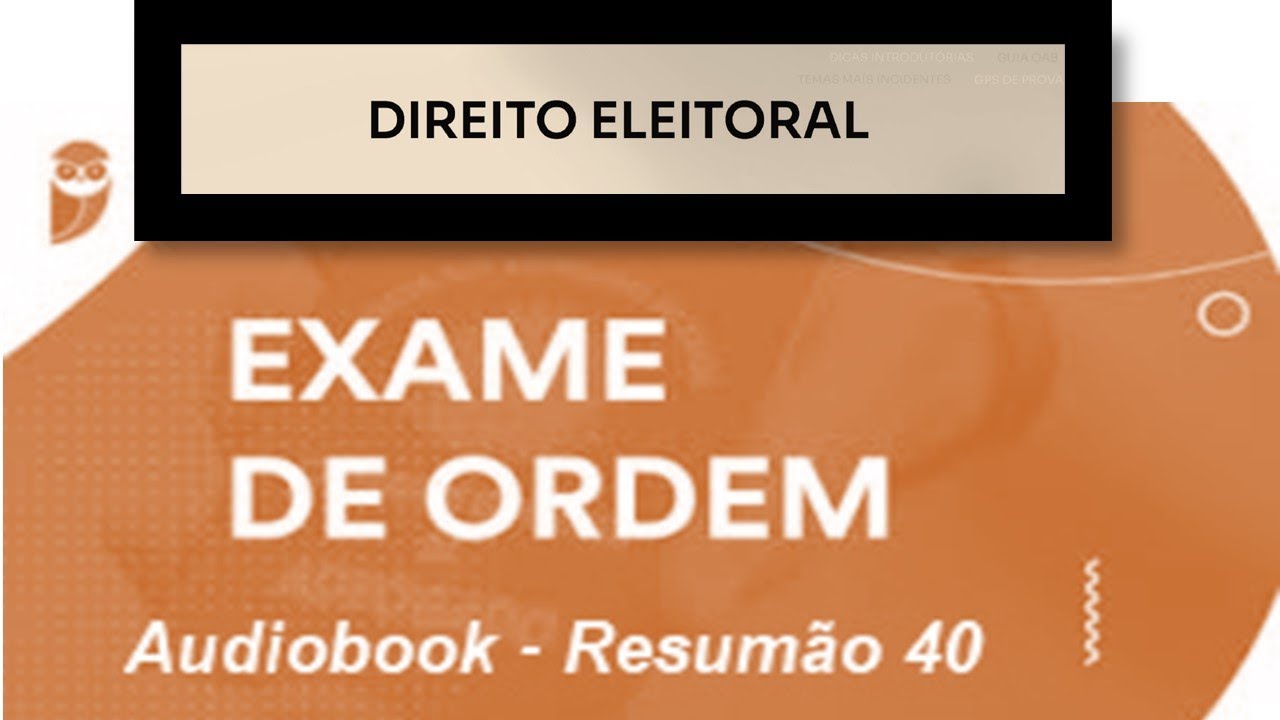 Resumão 40 Estratégia - 06) Direito Eleitoral