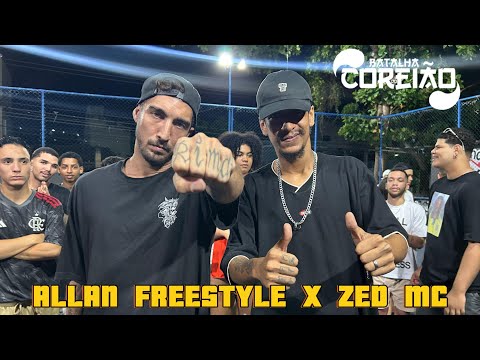 (NÍVEL ALTÍSSIMO 🔥) ALLAN FREESTYLE X ZED MC | 2ª FASE | BATALHA DO COREIÃO #40
