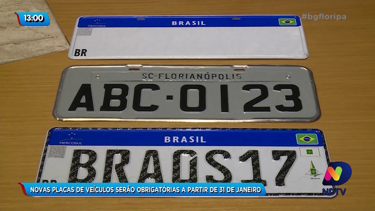 As Placas De Veiculos Atuais Sao Formadas Por 3 Letras
