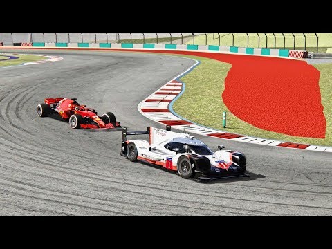 Ferrari F1 2018 vs Porsche 919 EVO - Sepang