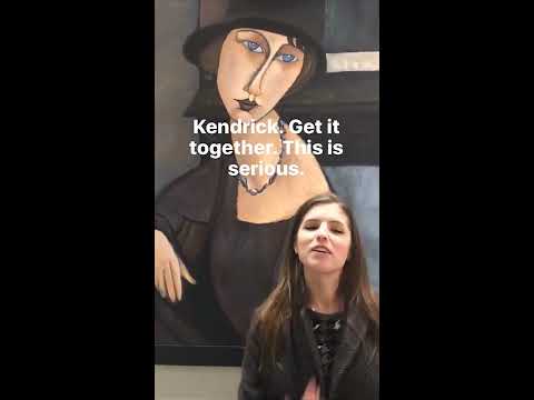 Brittany Snow and Anna Kendrick Art Museum (?) and Roller Skating Snapchat