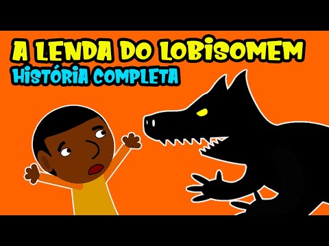 A Lenda do Lobisomem História Completa  #folclorebrasileiro #desenhoeducativo