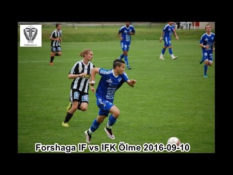 Forshaga IF vs IFK Ölme 2016 09 10