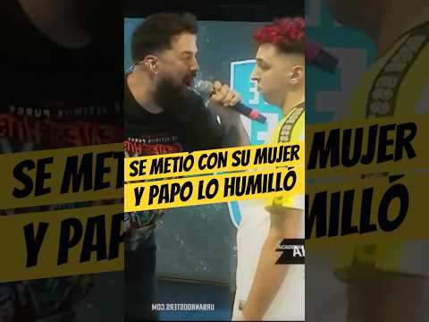 Se METIÓ con su MUJER y PAPO lo HUMILLÓ #papo #mecha #fms #batallasderap