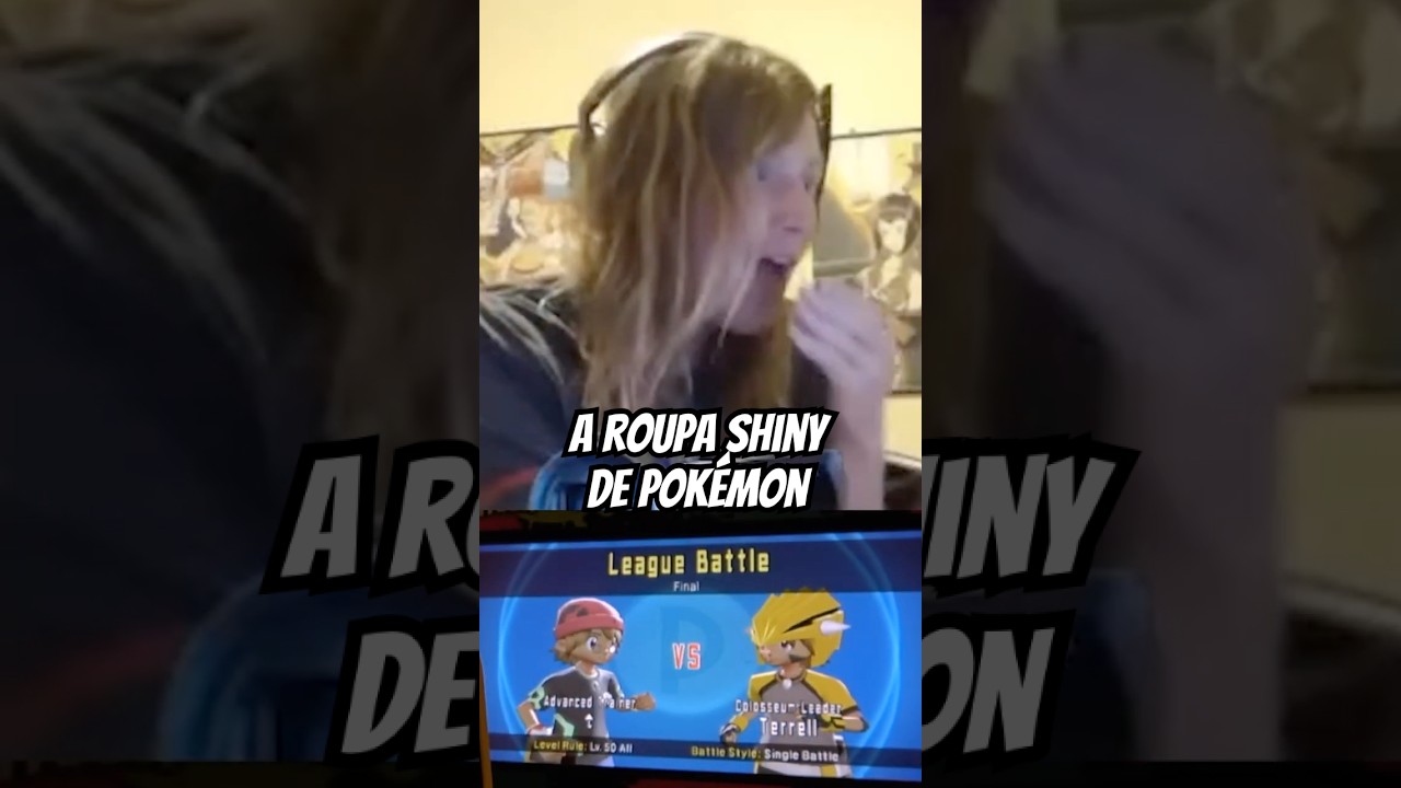 Jogador ficou 10 anos tentando pegar uma roupa de Pokémon Shiny #pokemon
