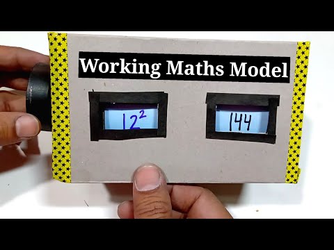 Working math TLM model || Math project for school