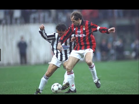 FRANCO BARESI VS JUVENTUS 1988/89. Playmaking masterclass