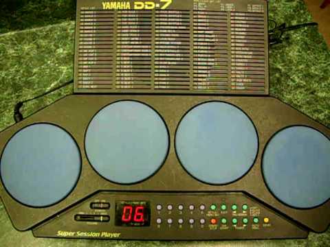 Vintage YAMAHA digital percussion DD – 7 rhythm percussion instrument Drum Machine image 6