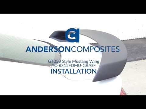 Anderson Composites GT350 Style Spoiler