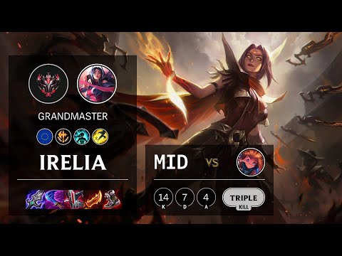 Irelia Mid vs Zoe - EUW Grandmaster Patch 11.6