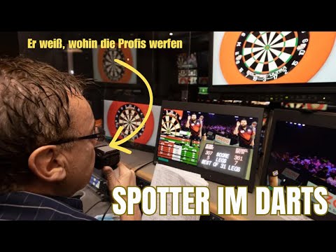 Woher weiß die TV Kamera, wohin ein Dartspieler wirft? - Spotter im Darts