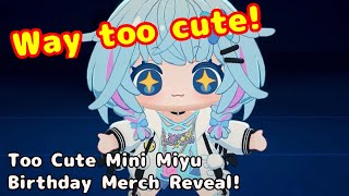 Too Cute Mini Miyu Birthday Merch Reveal!【ホロライブ切り抜き/水宮枢】