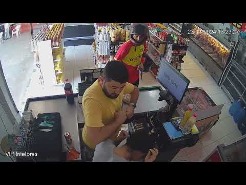 Suspeito de assalto preso pelo 35º BPM ao comando do tenente Alciomar