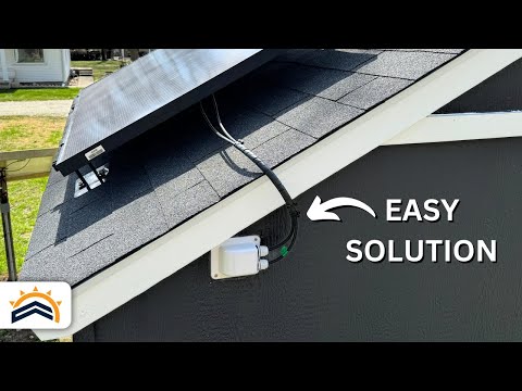 How To Bring Solar Cables Into A Shed, Garage, Or Barn
