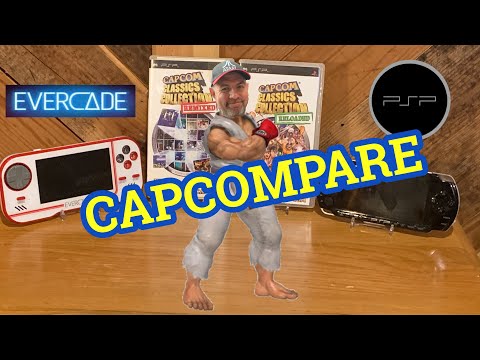 Capcom BATTLE ! Evercade EXP vs Sony PSP