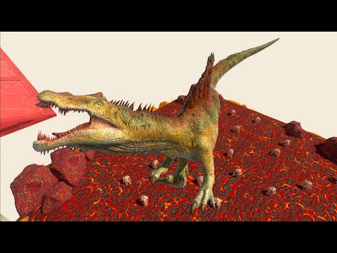 STRONG UNITS JUMPS INTO LAVA GOLEMS WORLD