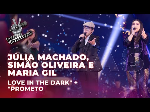 Júlia, Simão e Maria Gil - "Love In The Dark" + "Prometo" | Gala de Natal 2023 | The Voice Portugal