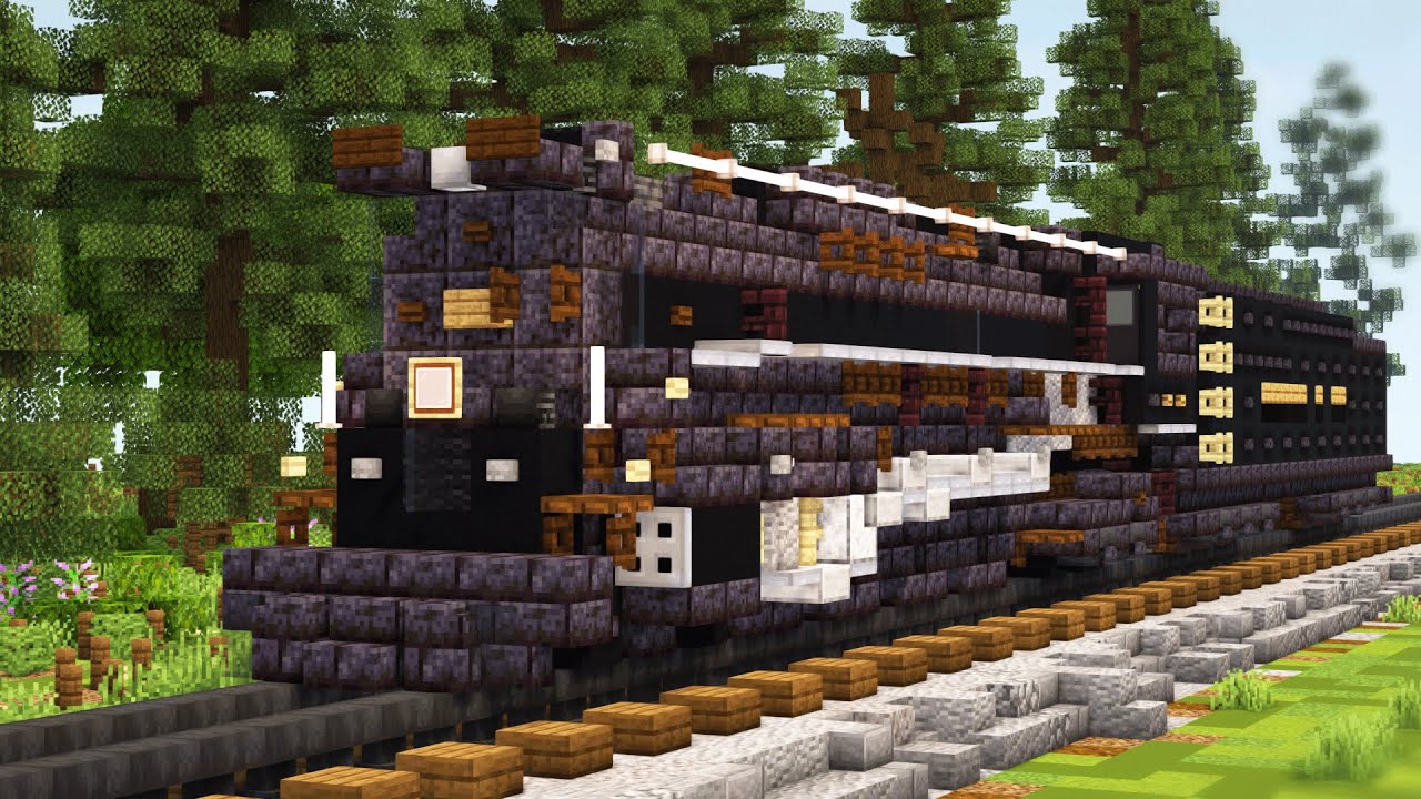 Minecraft C&O 614 Steam Locomotive Tutorial