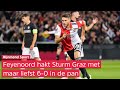 Feyenoord laat NIETS HEEL van Sturm Graz | Zo klonk die 6-0 op Radio Rijnmond!