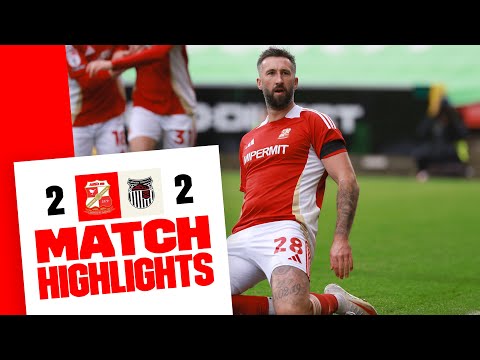 Match Highlights: Swindon Town 2-2 Grimsby Town