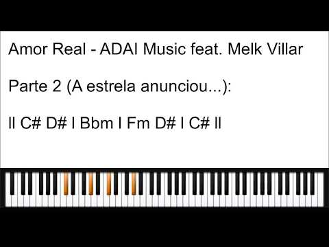 Amor Real - ADAI Music feat  Melk Villar (Tutorial Para Teclado)