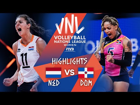 NED vs. DOM - Highlights Week 4 | Women's VNL 2021