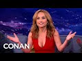 Giada De Laurentiis Teaches Conan Proper Italian Pronunciation CONAN On TBS