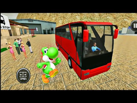 Uphill Off-road Red Bus Driving Simulator New Update Gameplay ||Android/iOS Gameplay #v.p07