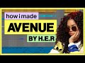 BEHIND THE BEAT for Avenue by H.E.R. prod by @lophiile