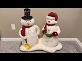 Hallmark 2003 3ft Caroling Snowmen Store Display
