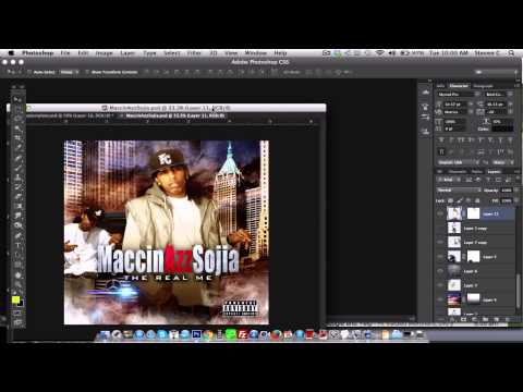 Setting Up A Mixtape Cover in Photoshop