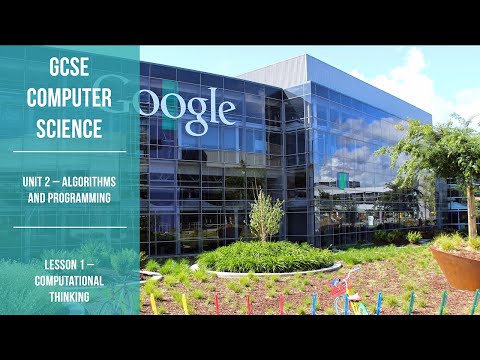 Computational Thinking - Unit 2 Algorithms & Programming - OCR GCSE Computer Science (J277)