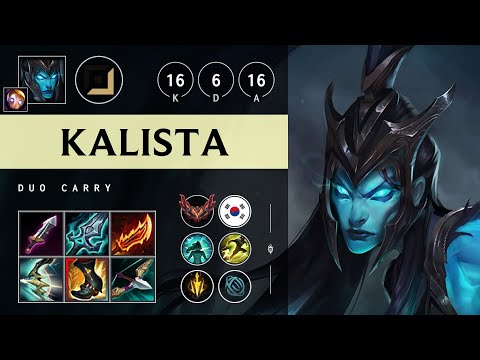 Kalista ADC vs Ashe - KR Grandmaster Patch 25.21