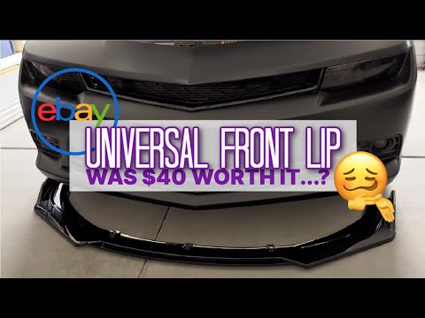 EBAY UNIVERSAL FRONT LIP on a 2015 Camaro | Was $40 worth it?