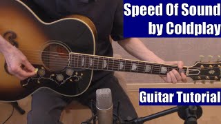 Speed Of Sound by Coldplay (Guitar Tutorial with the Isolated Vocal Track by Coldplay)