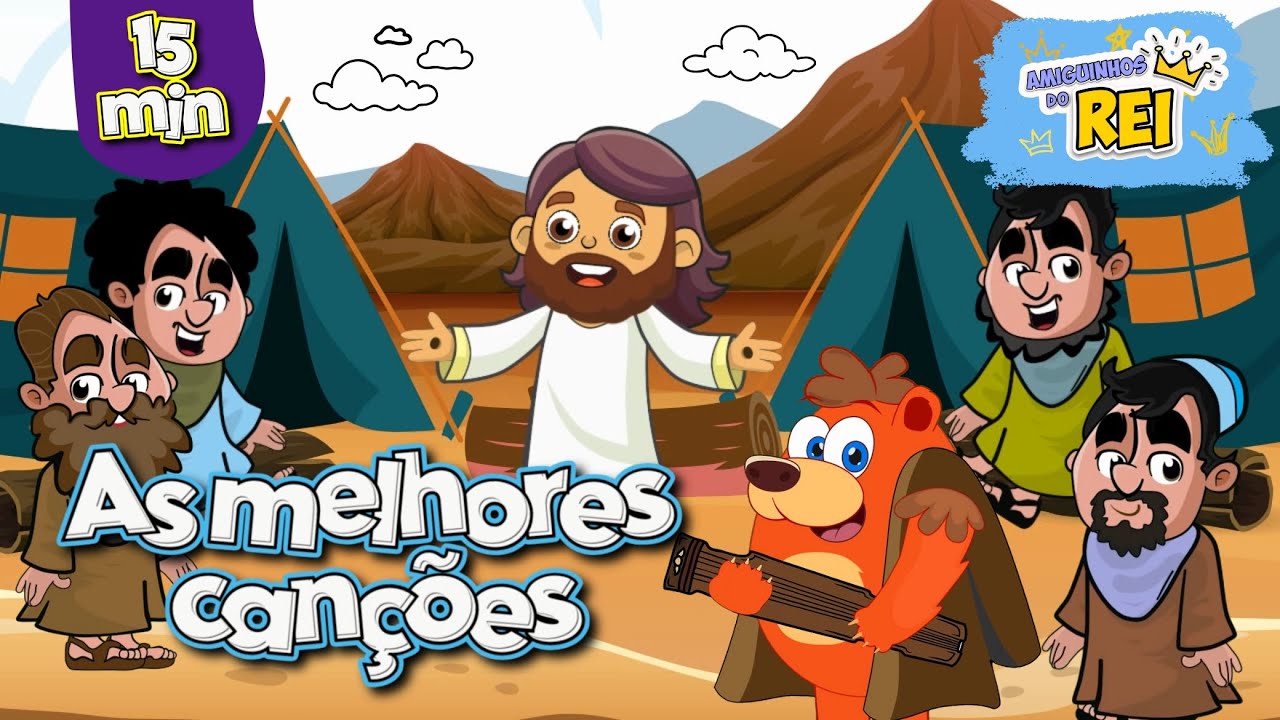 Coletânea Música Infantil Gospel | +15 Minutos de Músicas Cristãs para Crianças | Amiguinhos do Rei