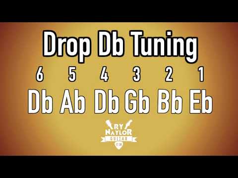 Drop D Flat Guitar Tuning Notes
