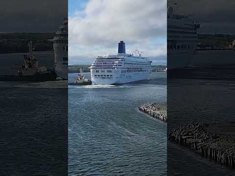 Thumbnail for P&O Aurora Departs Nova Scotia #cruise #travel #pocruises #cruiseship