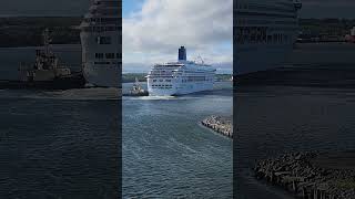 P&O Aurora Departs Nova Scotia #cruise #travel #pocruises #cruiseship