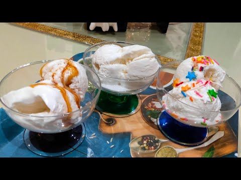 Vanilla ice cream/ बिना क्रीम के किसी भी  basic icecream को बनाने की आसान विधि