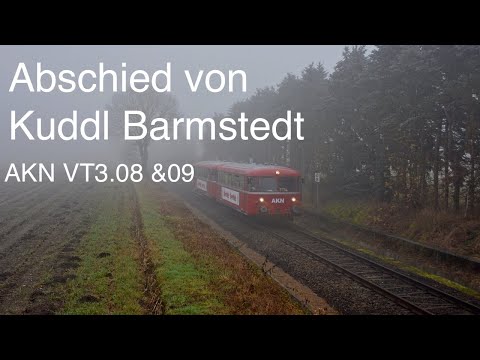 Abschied von Kuddl Barmstedt - AKN VT3.08 &3.09