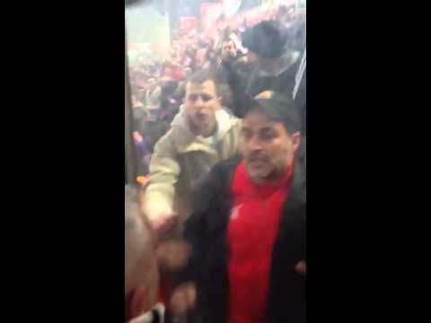 Olympiacos Fans Going Mental vs United
