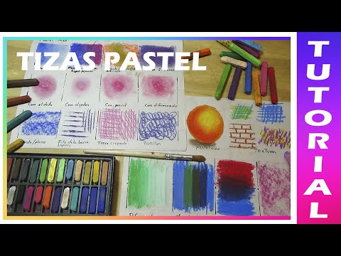 👉 +5 Basic Techniques to LEARN to draw with PASTEL CHALK 🎨 Oil Pastel step by step