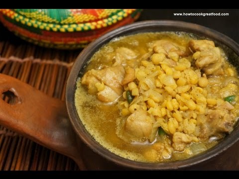 Ethiopian Food - Chicken & Yellow Peas Recipe Doro be Misir Amharic & English Injera Kitfo Mitmita