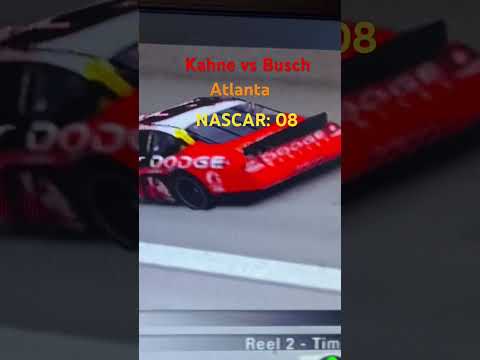 Kahne vs Kyle Busch Atlanta NASCAR: 08