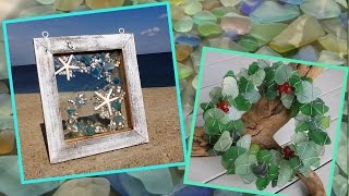 Sea Glass Crafts Ideas  Decorating with sea glass
