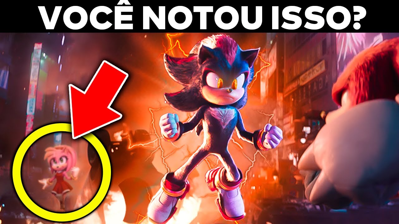 18 NOVOS EASTER EGGS e REFERÊNCIAS  Que NINGUÉM Viu em SONIC 3 (Trailer)
