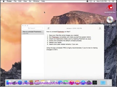 How to Uninstall Pixelmator for Mac? Video