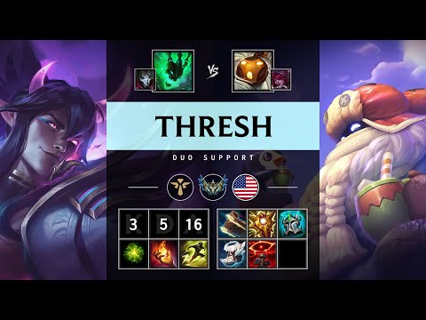 Thresh Support vs Bard - NA Challenger Patch 25.08