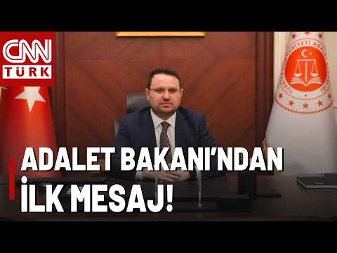 First Message from the New Minister of Justice, Gürlek! "Trials Should Be Completed in a Shorter ...